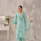 AYRA - Sea Green Chanderi Suit Set