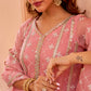 Dr. Gunjan Kunwar in Sitara - Pink Organza Anarkali Set.