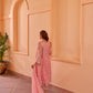 Dr. Gunjan Kunwar in Sitara - Pink Organza Anarkali Set.