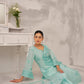 AYRA - Sea Green Chanderi Suit Set