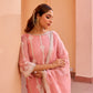 Ghazal - Pink Organza Sharara Set.