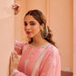 Ghazal - Pink Organza Sharara Set.