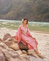 Amita Singh in AMBER - Pink Cotton Suit Set
