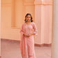 Malvika Raaj in Fiza - Pink A-line Straight Suit Set.