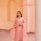 Fiza - Pink A-line Straight Suit Set.