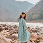 LEHER - Blue Cotton Suit Set