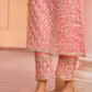 Malvika Raaj in Fiza - Pink A-line Straight Suit Set.