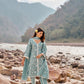 LEHER - Blue Cotton Suit Set