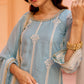 Chandani - Blue Organza Sharara Set.