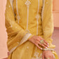 Nazneen - Yellow Organza Sharara Set.