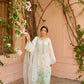 Swati Rathi in Asoniya - Ivory White Chanderi Embroidered Suit Set.