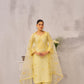 SAYA - Lime Yellow Chanderi Suit Set