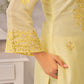 SAYA - Lime Yellow Chanderi Suit Set