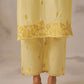 TARINI - Lime Yellow Chanderi Suit Set