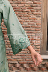 JADE - Green Embroidered Co-ord Set