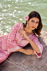 VAATI - Pink Cotton Suit Set