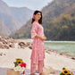 VAYU - Pink Cotton Suit Set