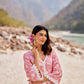 VAYU - Pink Cotton Suit Set