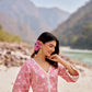 VAYU - Pink Cotton Suit Set