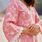 VAYU - Pink Cotton Suit Set