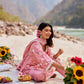 VAYU - Pink Cotton Suit Set
