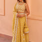 Shagan - Yellow Organza Potli Bag