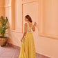 Shagan - Yellow Organza Lehenga Set.