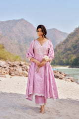 KUDRAT - Lavender Cotton Suit Set