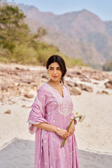 KUDRAT - Lavender Cotton Suit Set