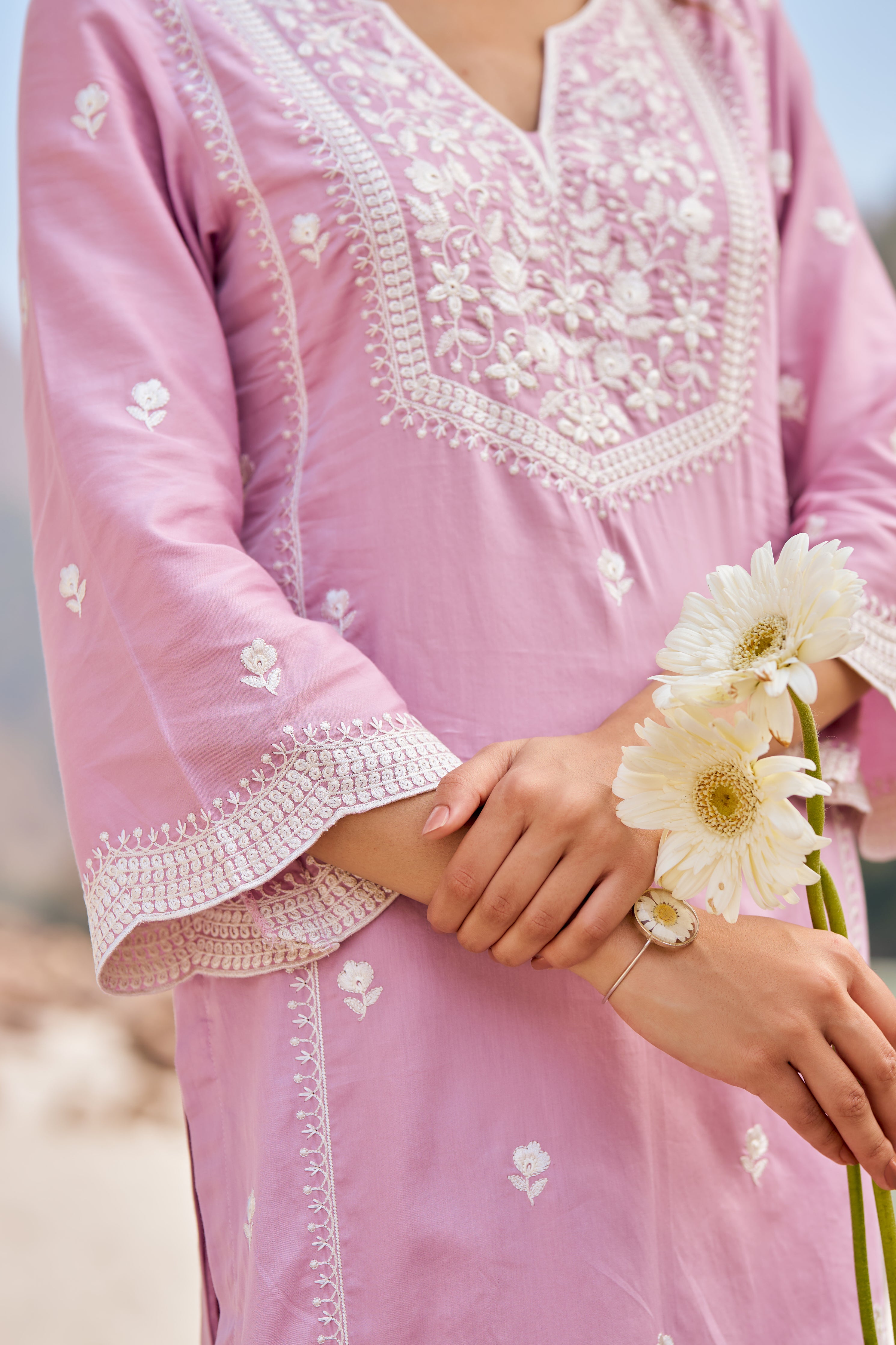 KUDRAT - Lavender Cotton Suit Set