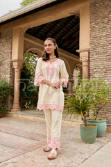 NOAH - Ivory Embroidered Co-ord Set