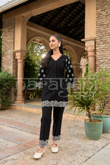ELARA - Black Embroidered Co-ord Set