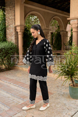 ELARA - Black Embroidered Co-ord Set