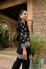 ELARA - Black Embroidered Co-ord Set