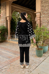 ELARA - Black Embroidered Co-ord Set