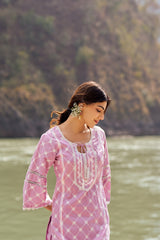 TARANG - Lavender Cotton Suit Set