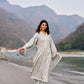 AFREEN - Grey Cotton Suit Set