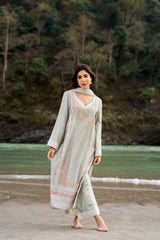 CHHAYA - Grey Cotton Suit Set