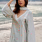 CHHAYA - Grey Cotton Suit Set