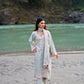 SHABH - Grey Cotton Suit Set