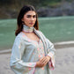 SHABH - Grey Cotton Suit Set