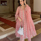 Aditi Budhathoki in Sitara - Pink Organza Anarkali Set.