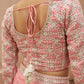 Heera - Pink Organza Lehenga Set.