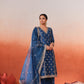 Shivani Pancholi in Gulzaar - Blue Chanderi Embroidered Suit Set