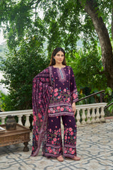 INDIRA - Wine Suit Set