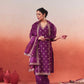 Shreya Lakhani in Khushnir - Wine Chanderi Embroidered Suit Set