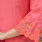 KUMKUM - Pink Chanderi Suit Set
