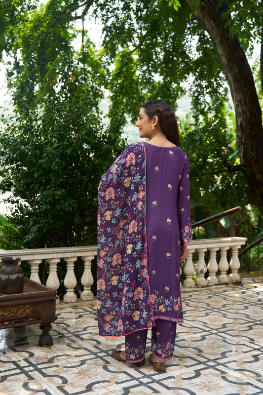 LAVANYA - Purple Suit Set