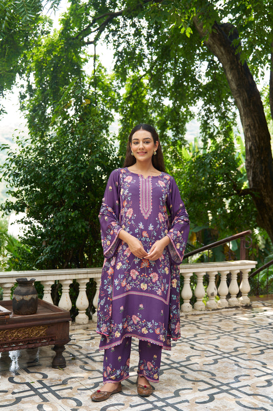 LAVANYA - Purple Suit Set