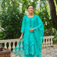 NEELAM - Blue Chanderi Suit Set